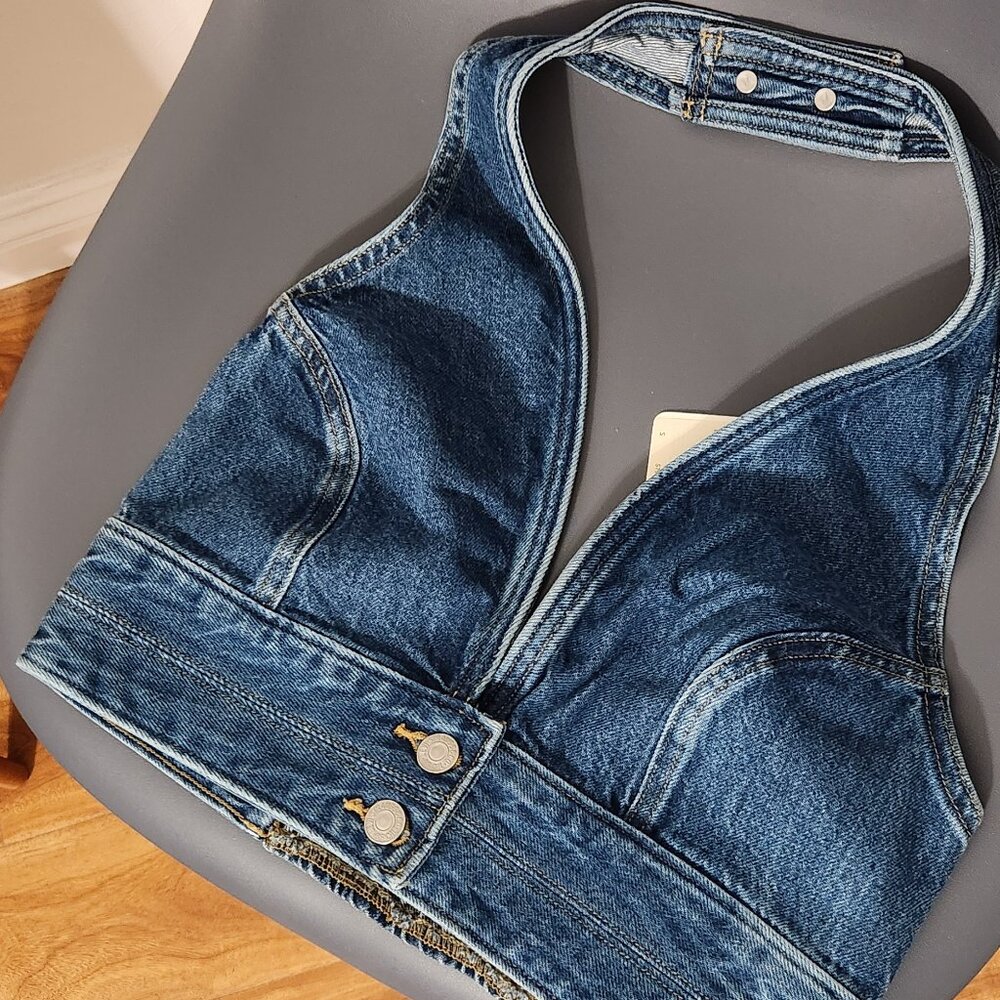 Levi's® Daisy Denim Halter Top